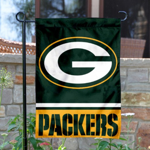 Green Bay Packers Double-Sided Garden Flag 001 (Pls Check Description For Details)